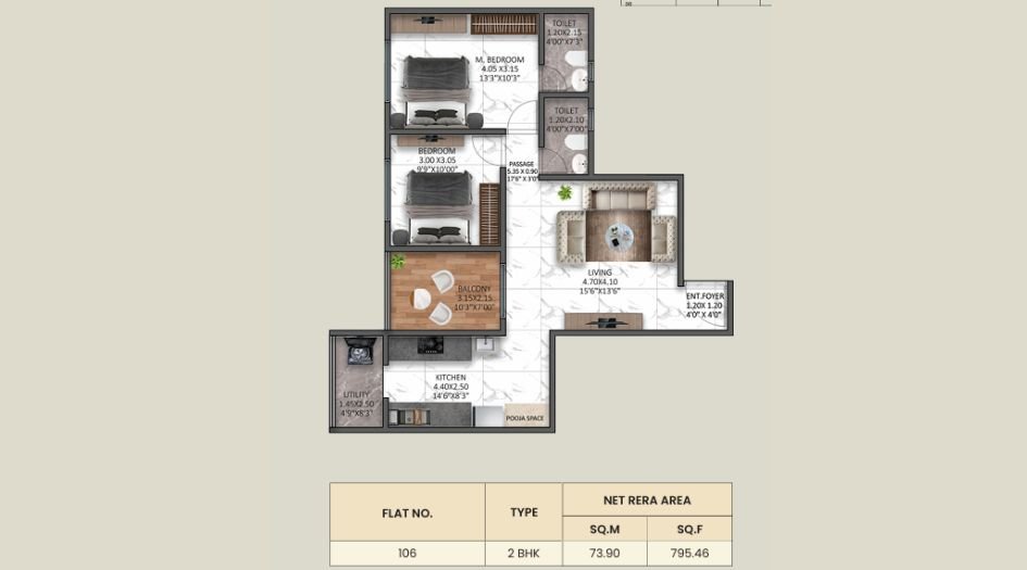 Ramsa-Regio-Floor-Plan-2 BHK-796 Sqft